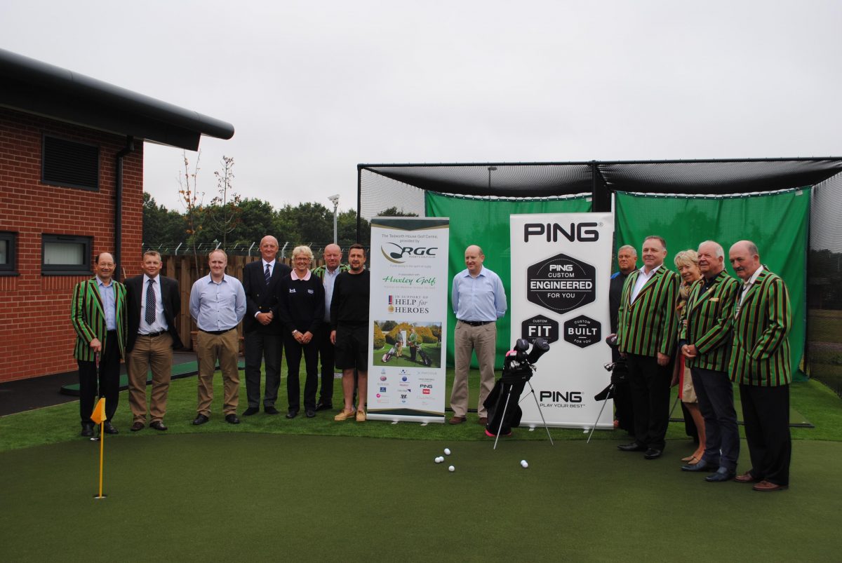 Help For Heroes New Golf Practice Area by Huxley Golf
