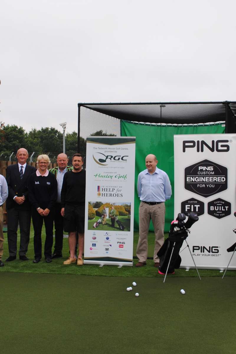 Help For Heroes New Golf Practice Area by Huxley Golf