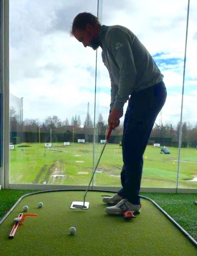 Joost Luiten chooses Huxley Golf Modular Putting Green